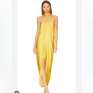 Baobab Lora maxi dress color: toronja